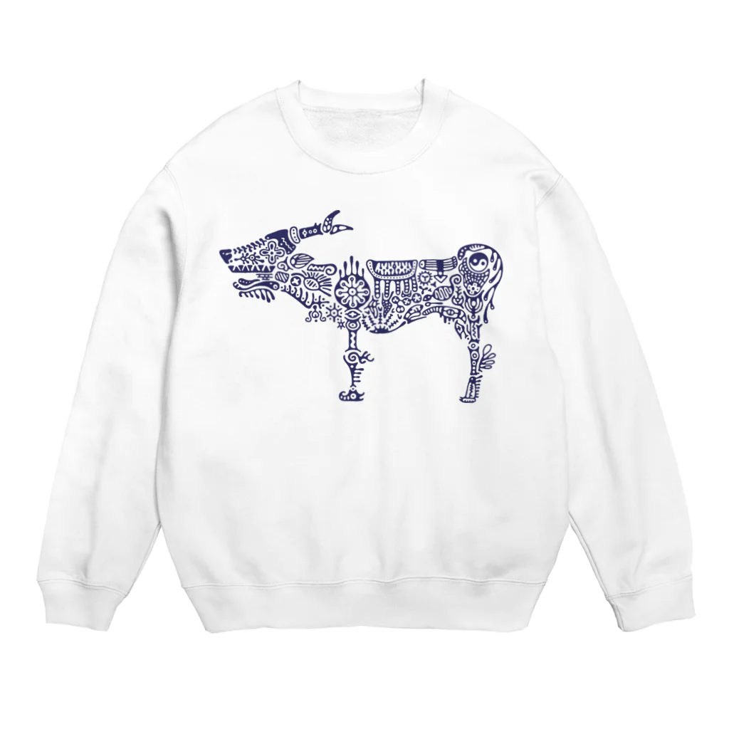 ヴンダーカンマーの鹿 Crew Neck Sweatshirt