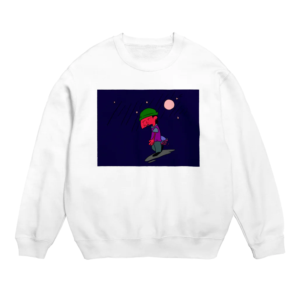 午後のin brief Crew Neck Sweatshirt