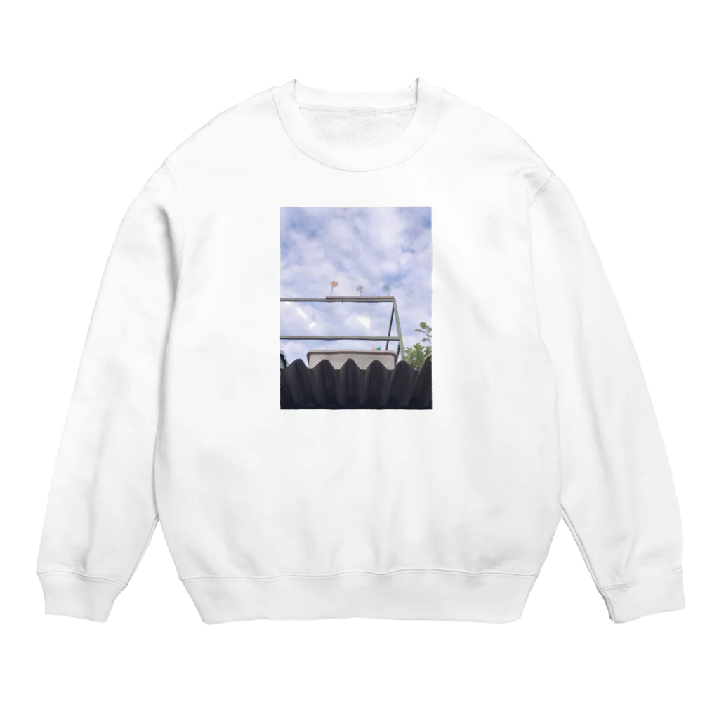 よぴてっくすの空と風車 Crew Neck Sweatshirt