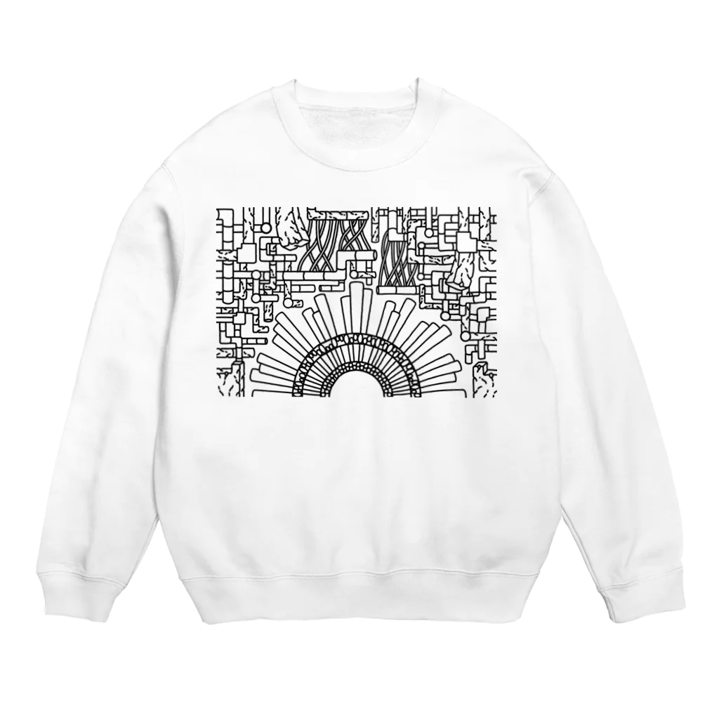 θήταの日の出 Crew Neck Sweatshirt