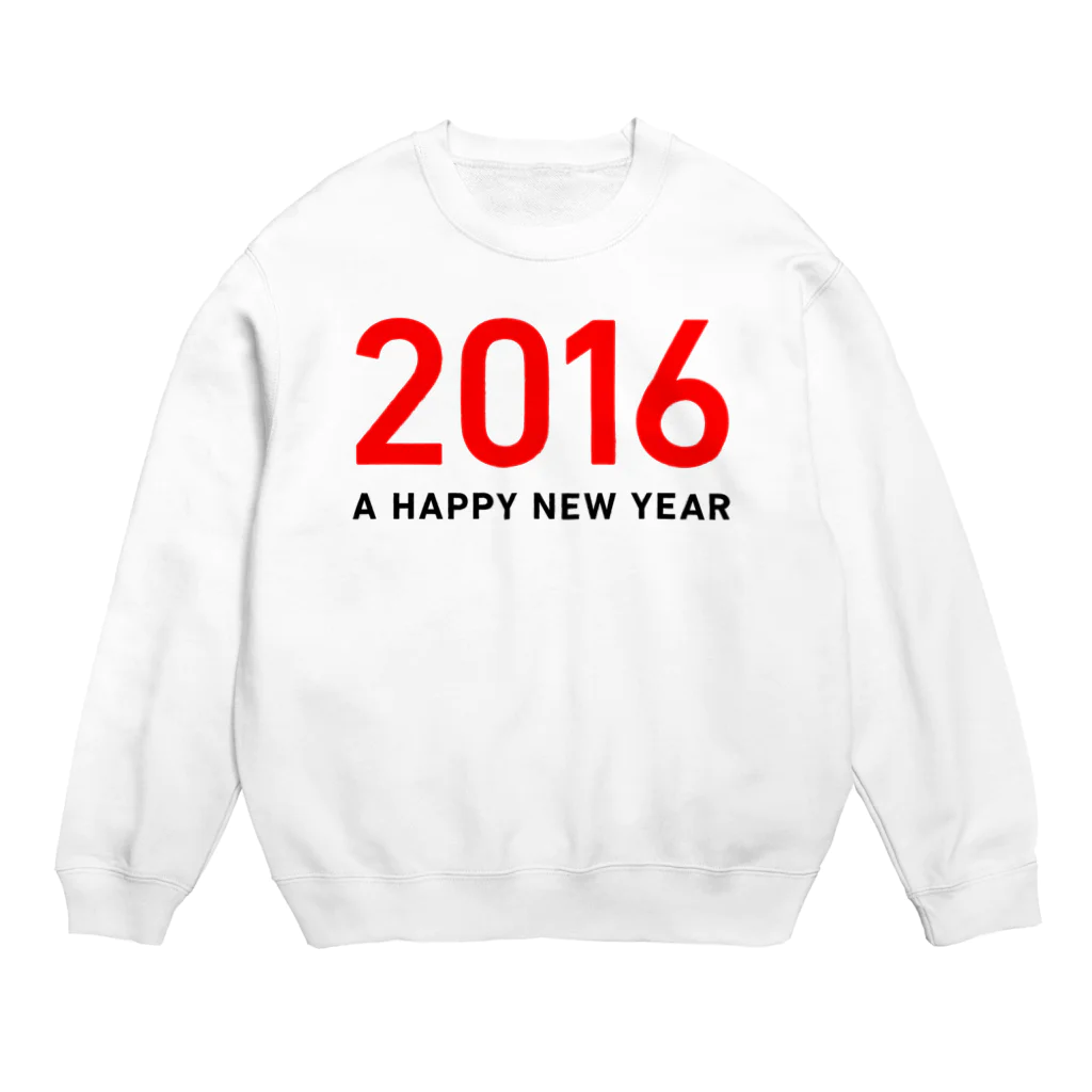 mnのA Happy New Year 2016 Crew Neck Sweatshirt