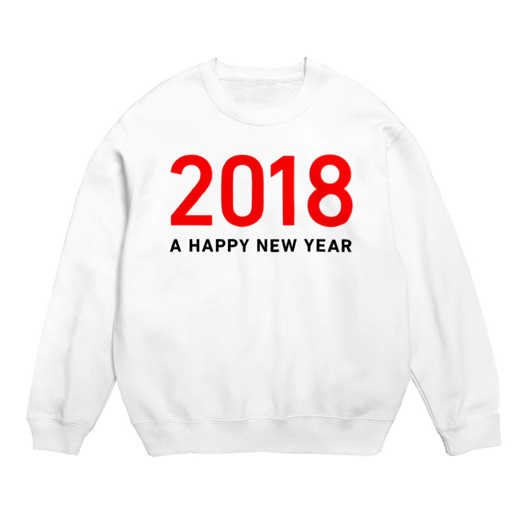 mnのA Happy New Year 2018 Crew Neck Sweatshirt