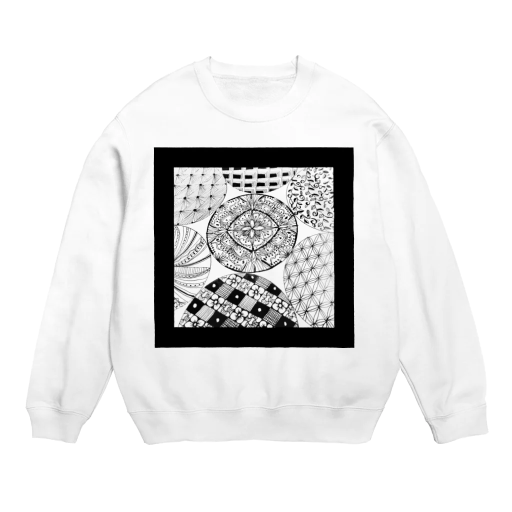 hitomin311のZentangle Crew Neck Sweatshirt