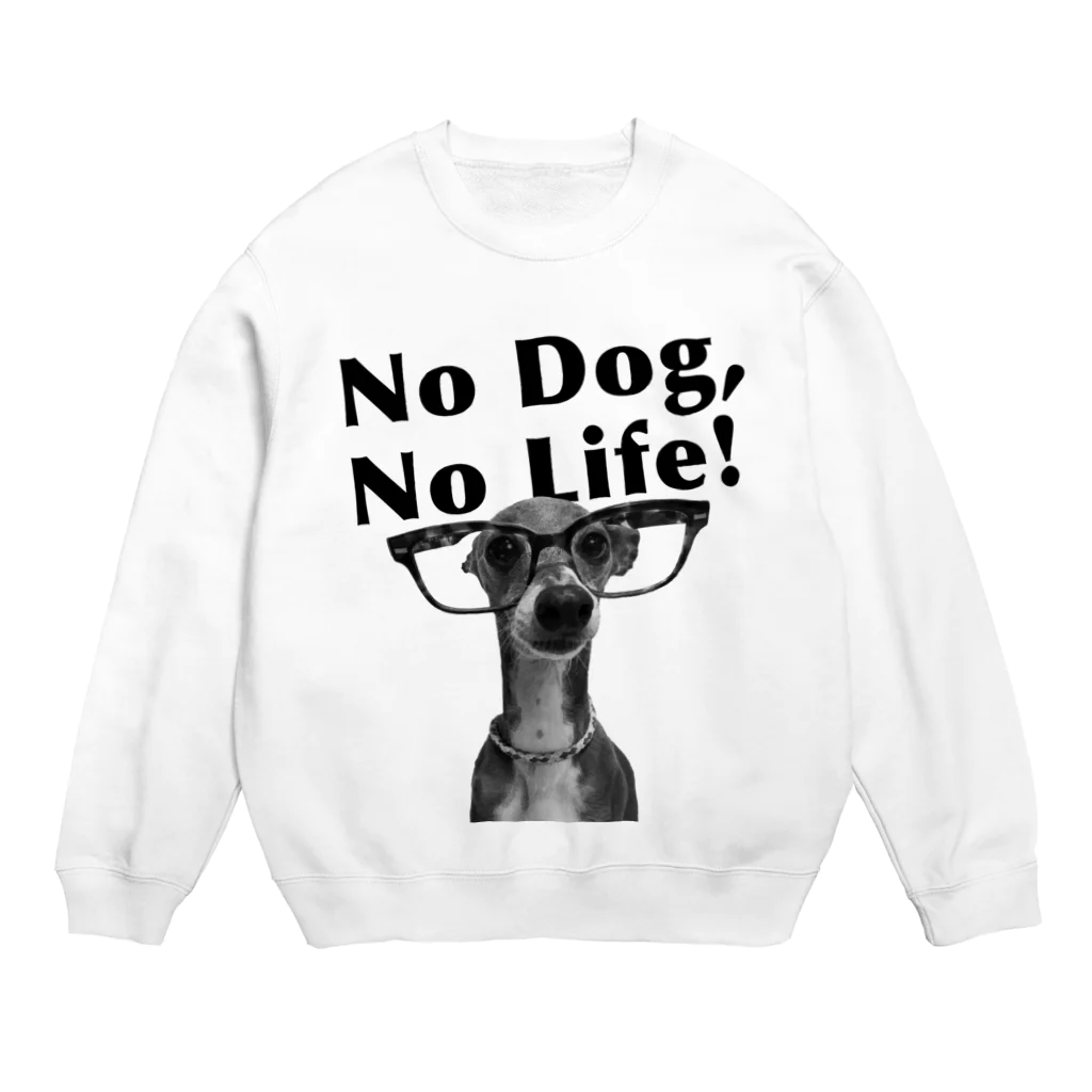 イロハのNo dog,No life! 黒 スウェット