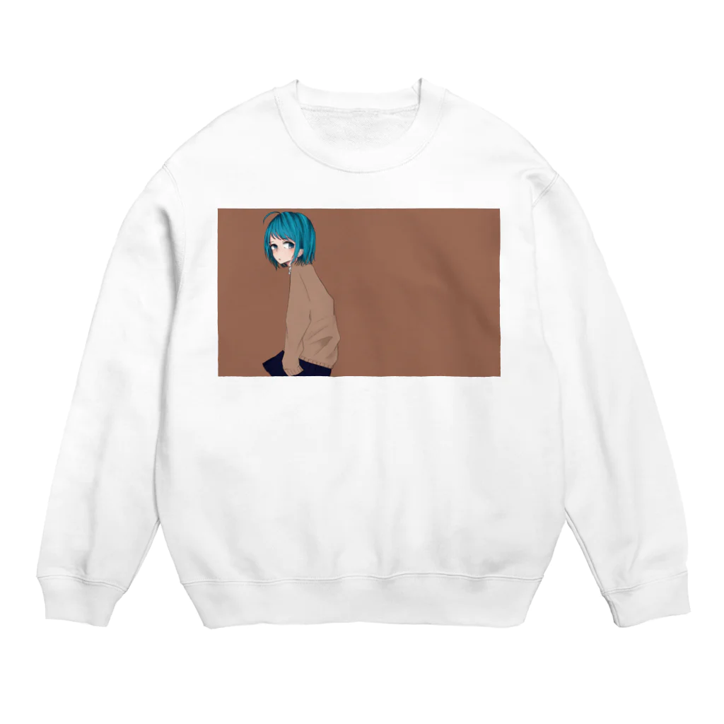 まめの女の子2 Crew Neck Sweatshirt