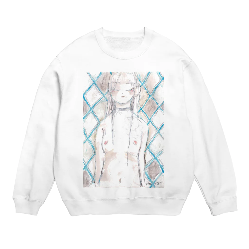 伊丹小夜のやさしい気持ち Crew Neck Sweatshirt