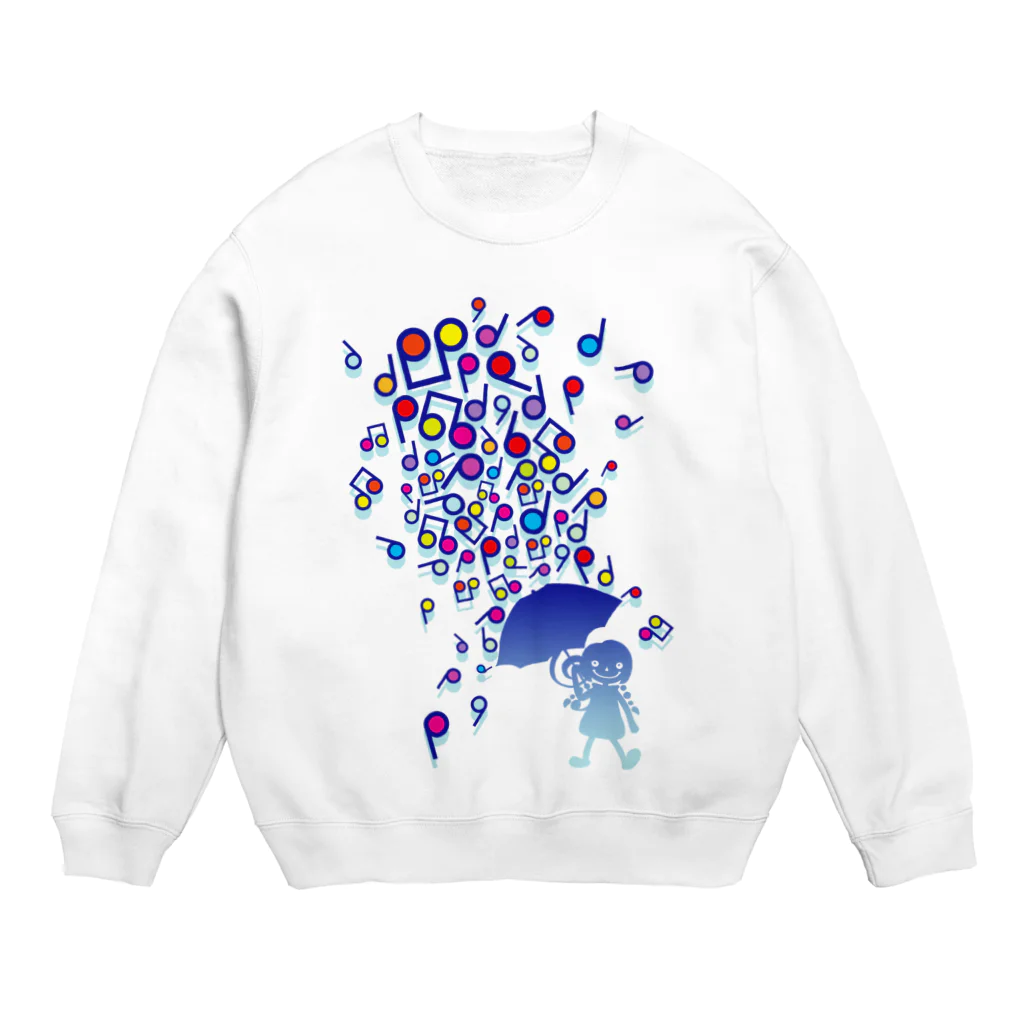 AURA_HYSTERICAのSingin' in the Rain Crew Neck Sweatshirt