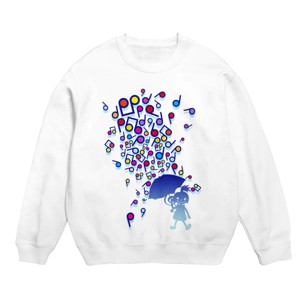 AURA_HYSTERICAのSingin' in the Rain Crew Neck Sweatshirt