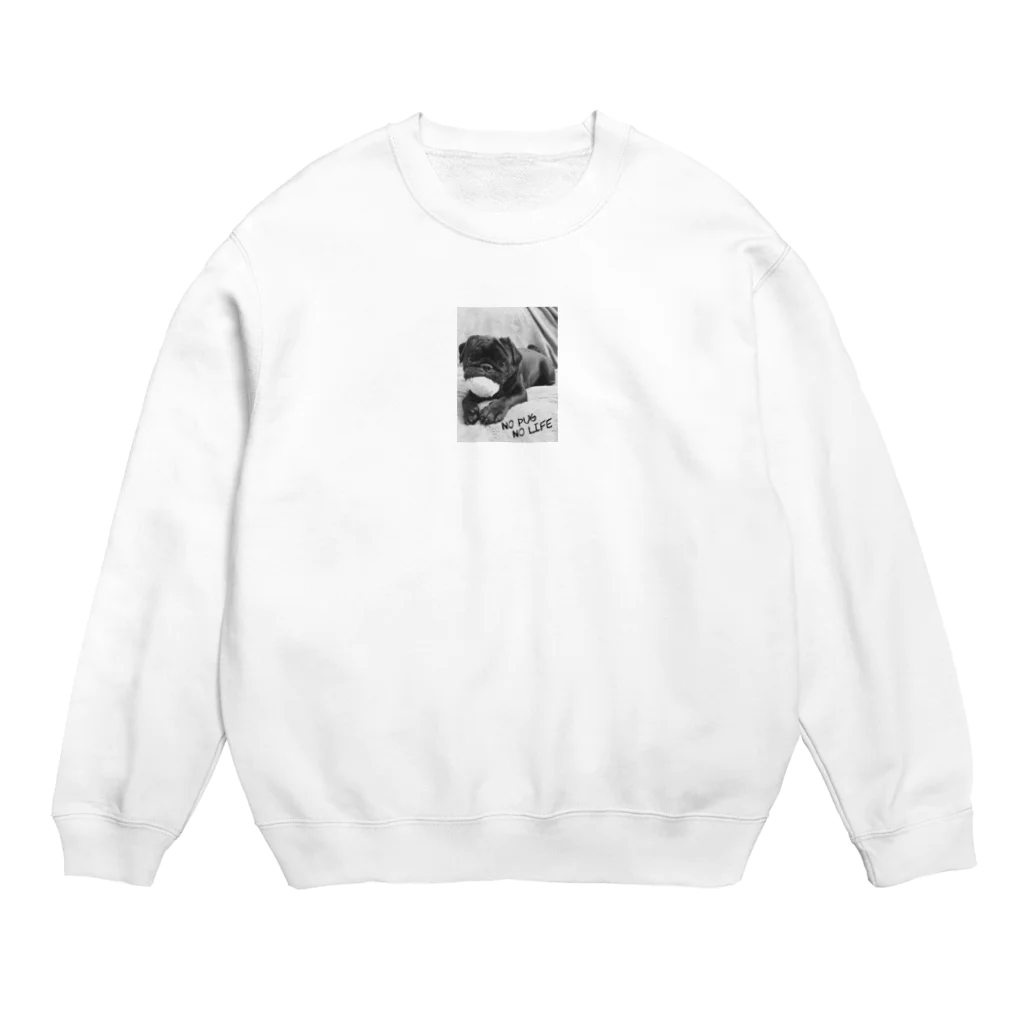 kapipapaのNO PUG NO LIFE Crew Neck Sweatshirt