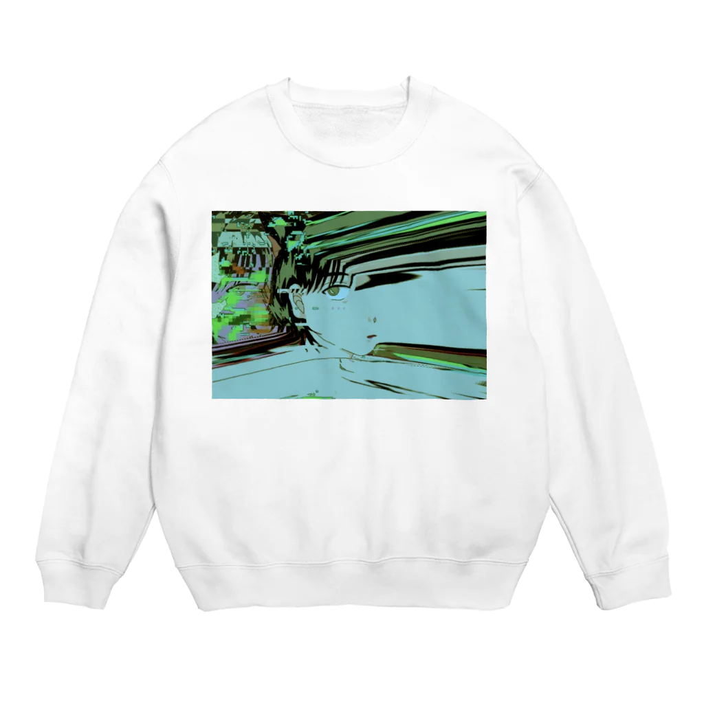お茶の間デジタルKIDSの玉虫色のTOKIMEKI Crew Neck Sweatshirt