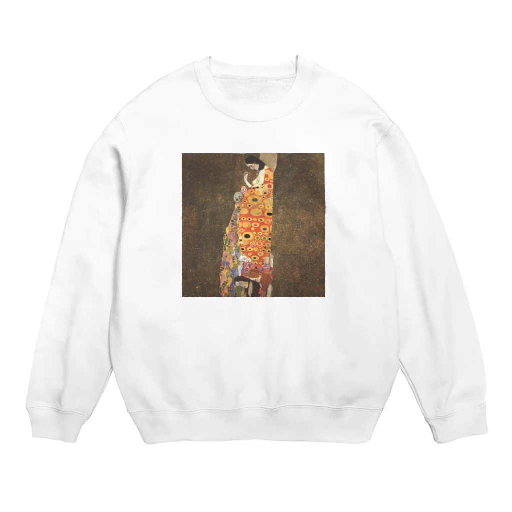 Art Baseのグスタフ・クリムト / 1908 / Hope II / Gustav Klimt Crew Neck Sweatshirt