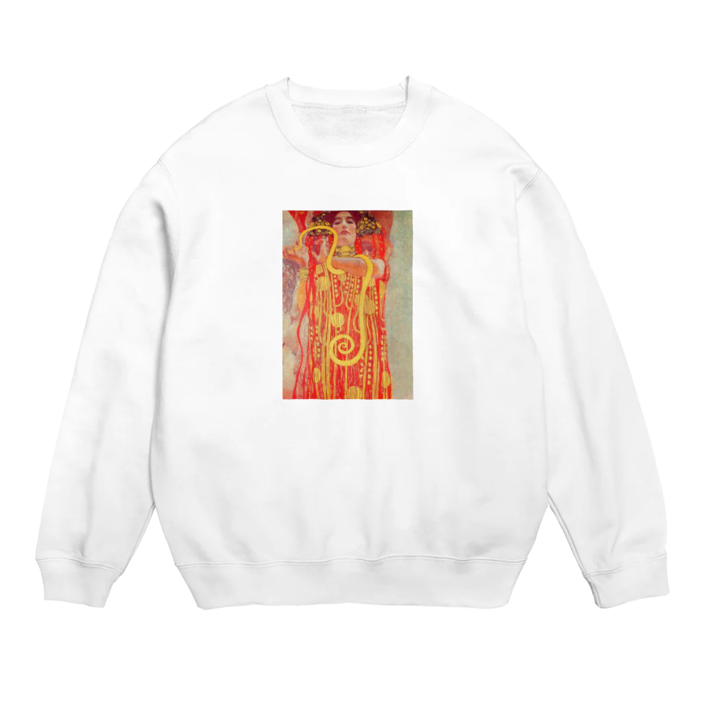 Art Baseのグスタフ・クリムト / 1907 /University of Vienna Ceiling Paintings (Medicine) / Gustav Klimt Crew Neck Sweatshirt