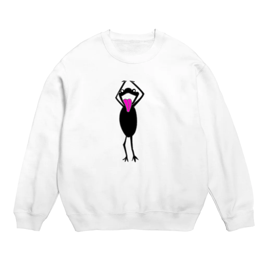 ペペロペロのかえるんば Crew Neck Sweatshirt