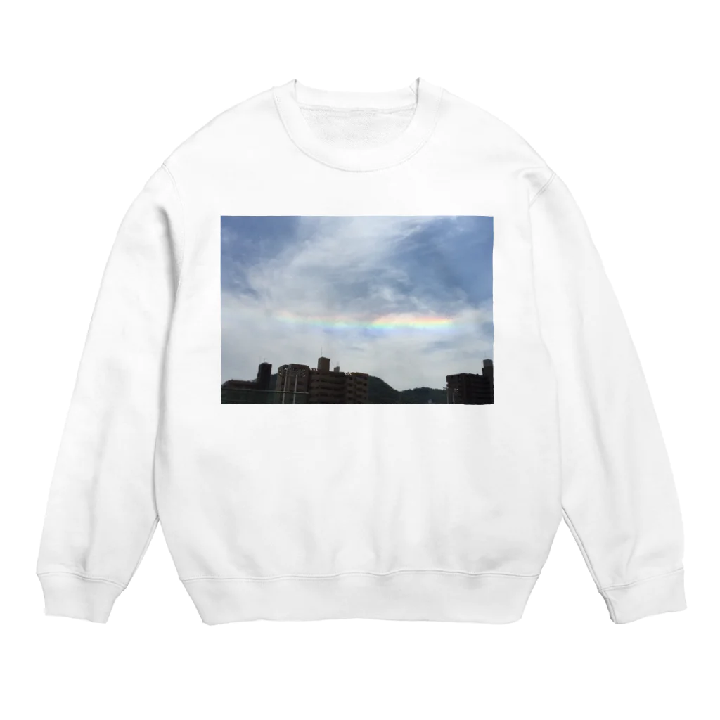 藤井友哉の虹の空 Crew Neck Sweatshirt