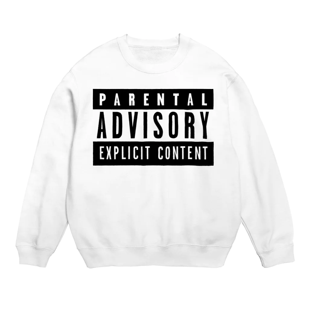 mnのParental Advisory Crew Neck Sweatshirt