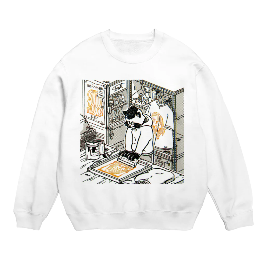 ＃なかむらしんたろうを拡張する展示の安田マーシー Crew Neck Sweatshirt