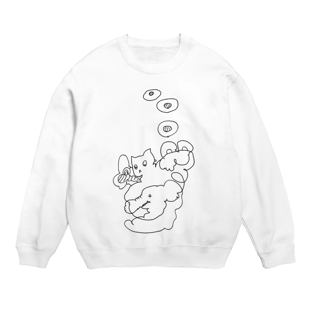 fmch shopのおやすみララバイ Crew Neck Sweatshirt