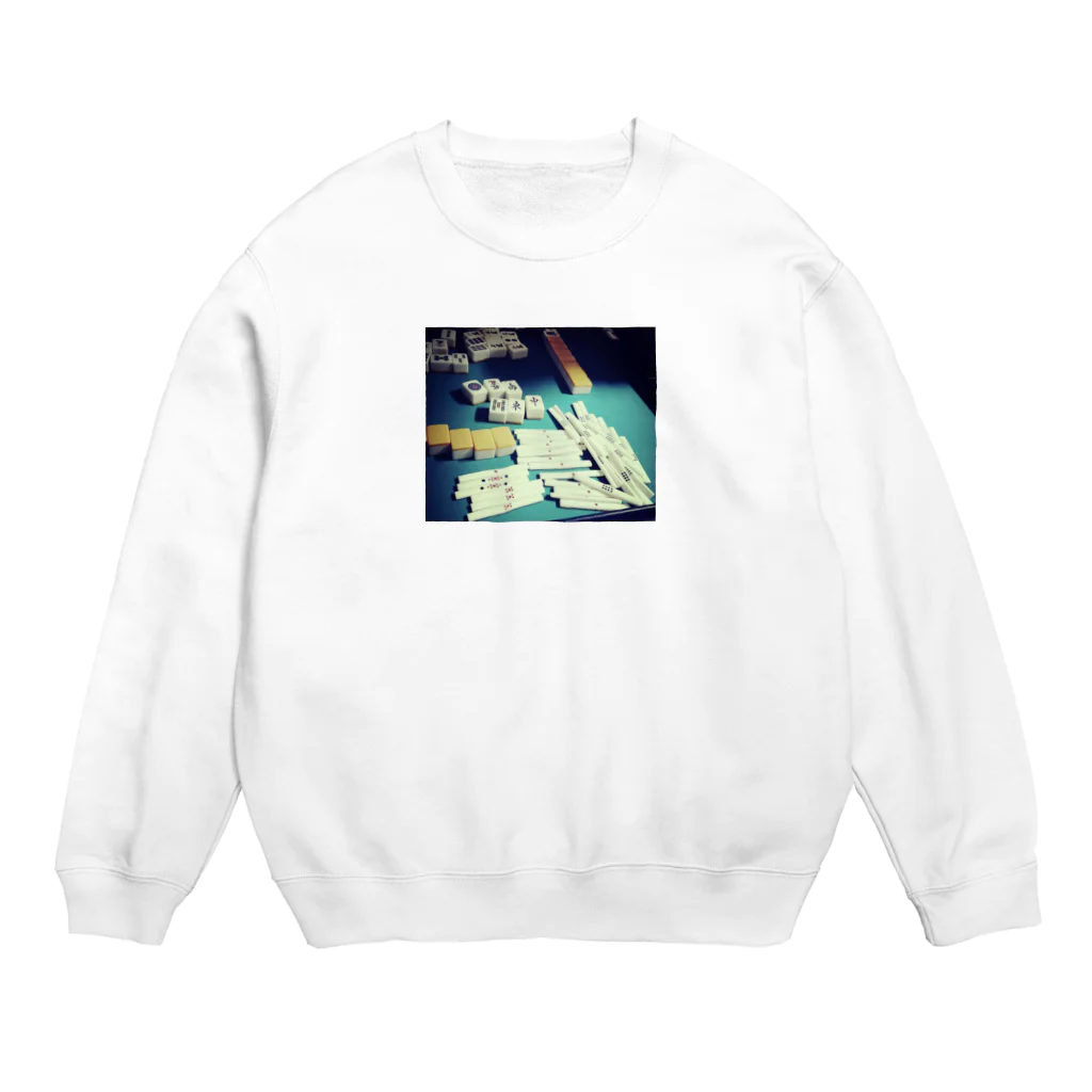 ニブイチ屋の捲りトップ Crew Neck Sweatshirt