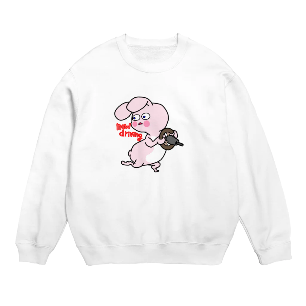 tororomuseumのドライビング Crew Neck Sweatshirt