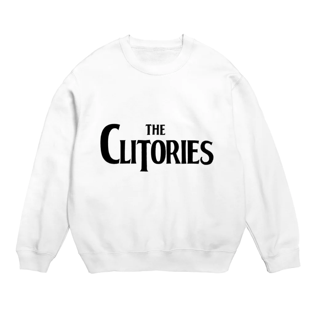 THE CLITORIES official shopのTHE CLITORIES ロゴ（黒文字ver.） Crew Neck Sweatshirt