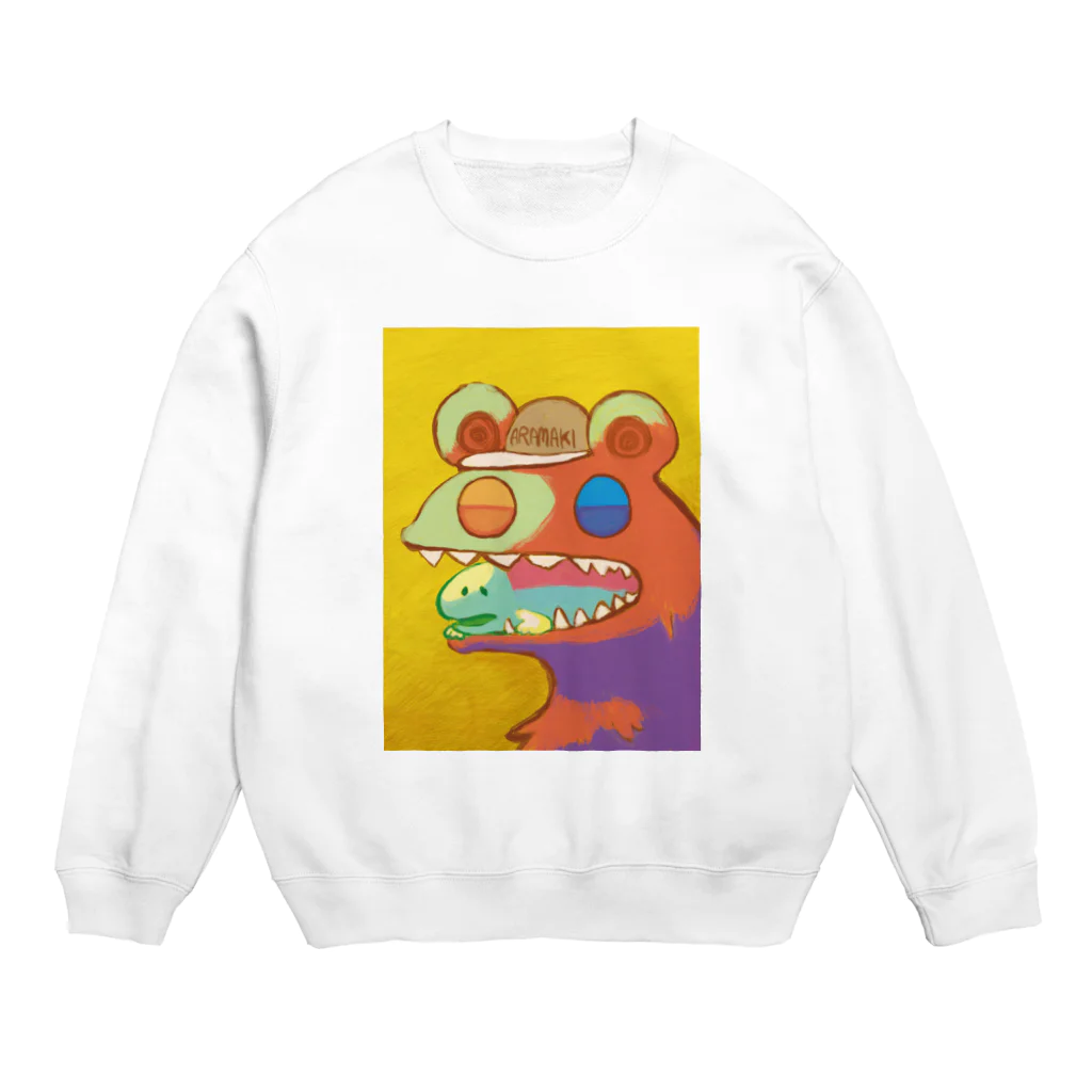 はつかの荒巻さんと鮭さん Crew Neck Sweatshirt