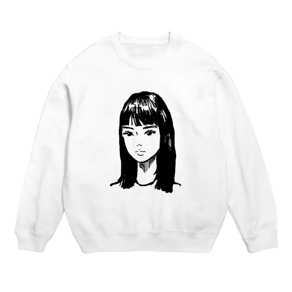 センターオブのアンニュイガール Crew Neck Sweatshirt