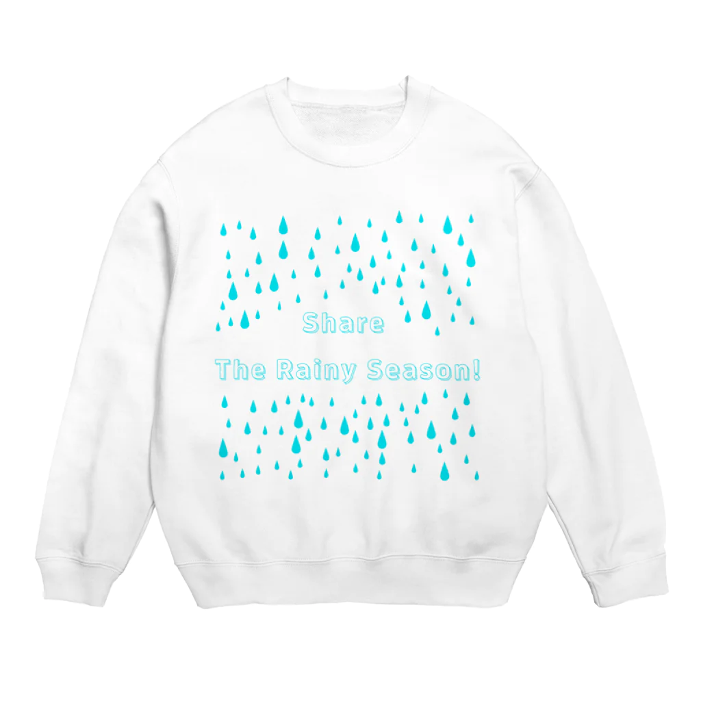 kouta0924のShare The Rainy Season! Crew Neck Sweatshirt