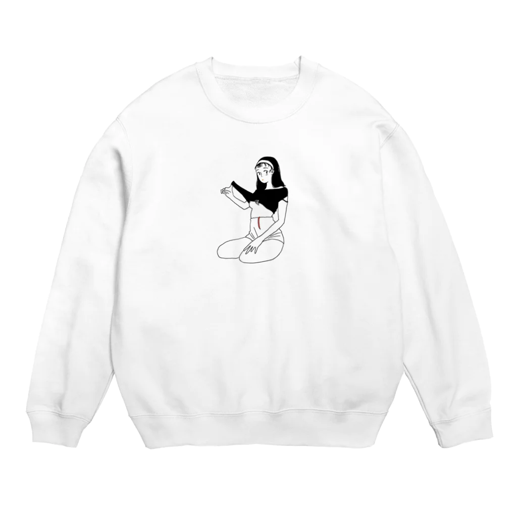 oyumiのぴーん Crew Neck Sweatshirt