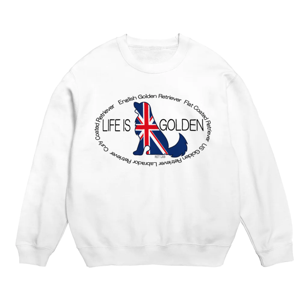 Retriever Laboratoryの英国ゴールデンシリーズ4(濃色対応） Crew Neck Sweatshirt