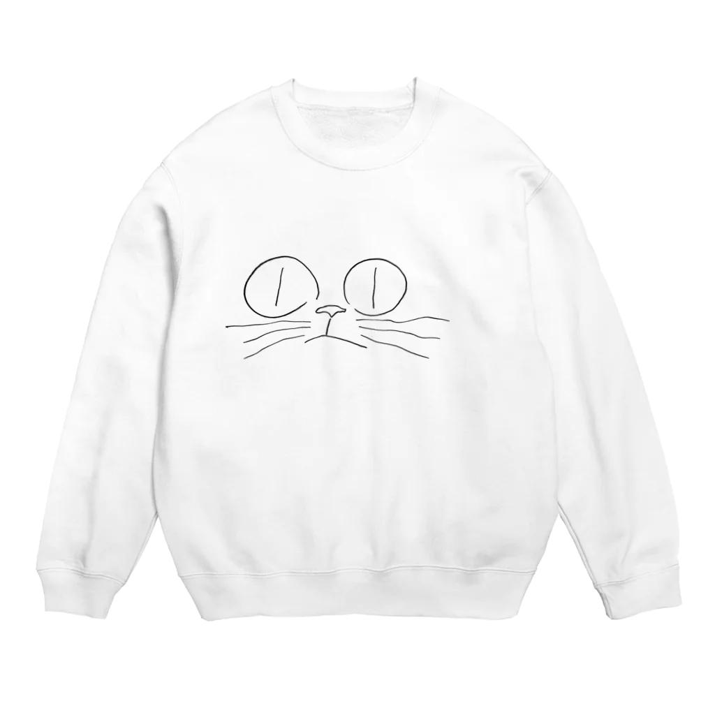 しもじょーのちょっとずれてるねこ Crew Neck Sweatshirt