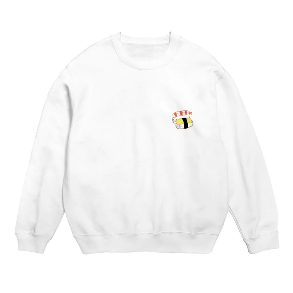 Sugary グッズ👻のばけ寿司 Crew Neck Sweatshirt