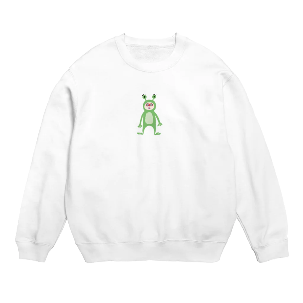 koniのカエル星人 Crew Neck Sweatshirt