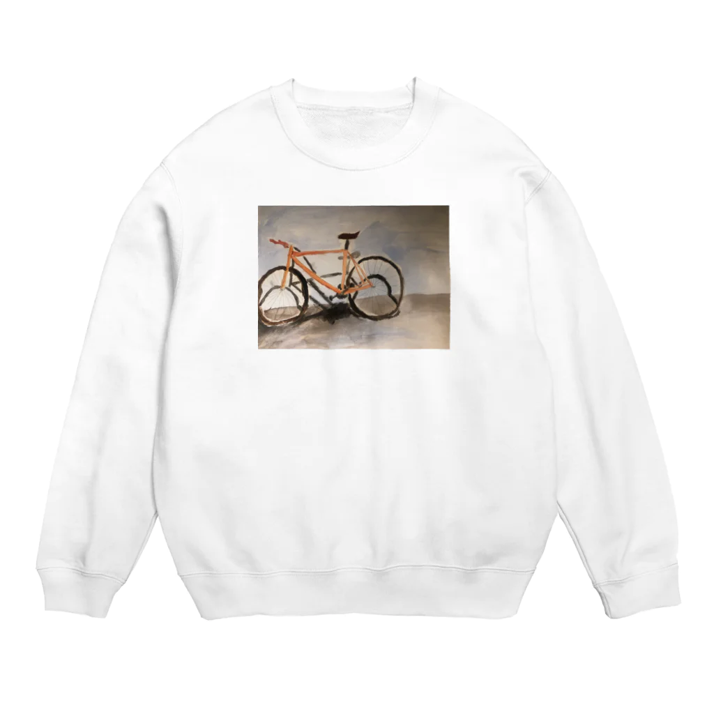 hayatexの盗まれた自転車の遺影Tシャツ Crew Neck Sweatshirt