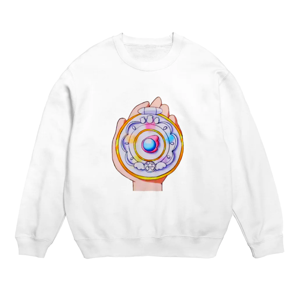 yomi_224のおジャ魔女どれみ ハナちゃんのコンパクト Crew Neck Sweatshirt