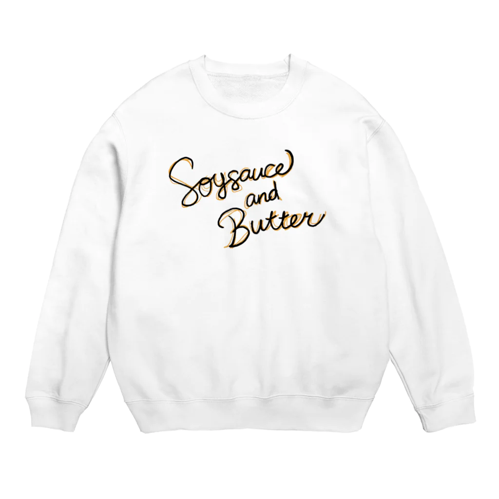 ゆみゆみのSoy sauce and Butter a.k.a バター醤油 Crew Neck Sweatshirt