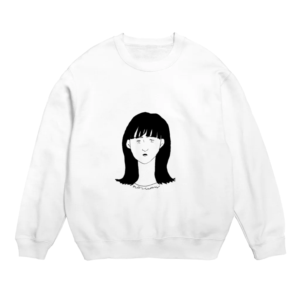 nozomimmの真顔 Crew Neck Sweatshirt