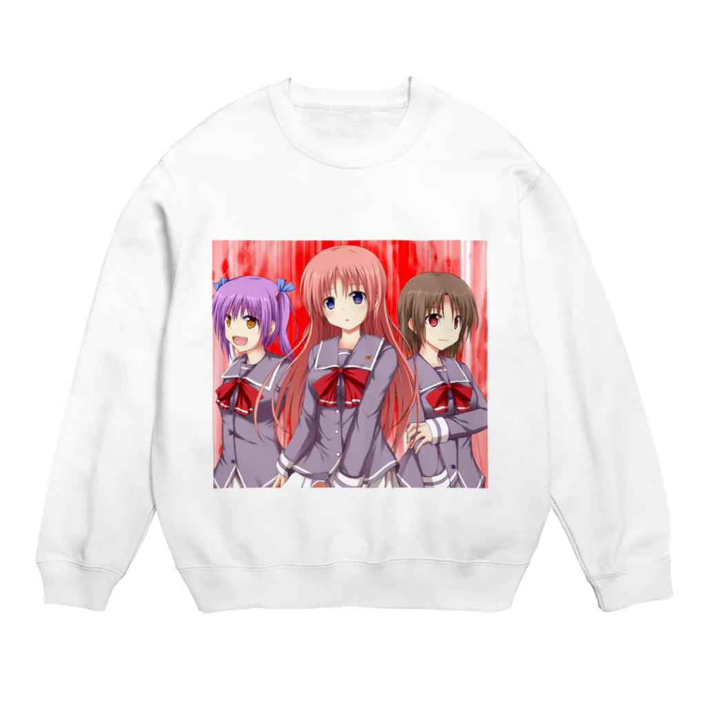 kuragemioの例の舐めたい Crew Neck Sweatshirt