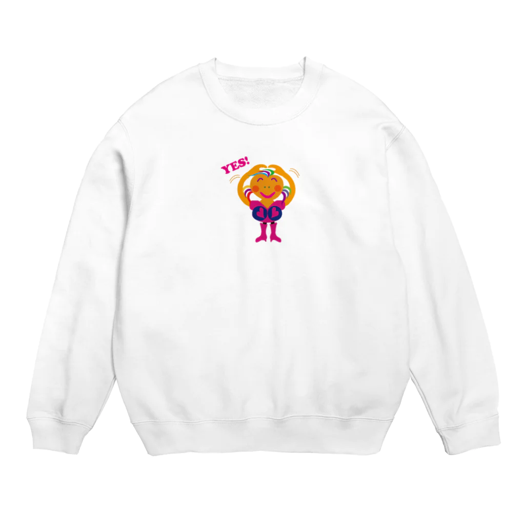 ジルトチッチのデザインボックスのSay YES! Crew Neck Sweatshirt