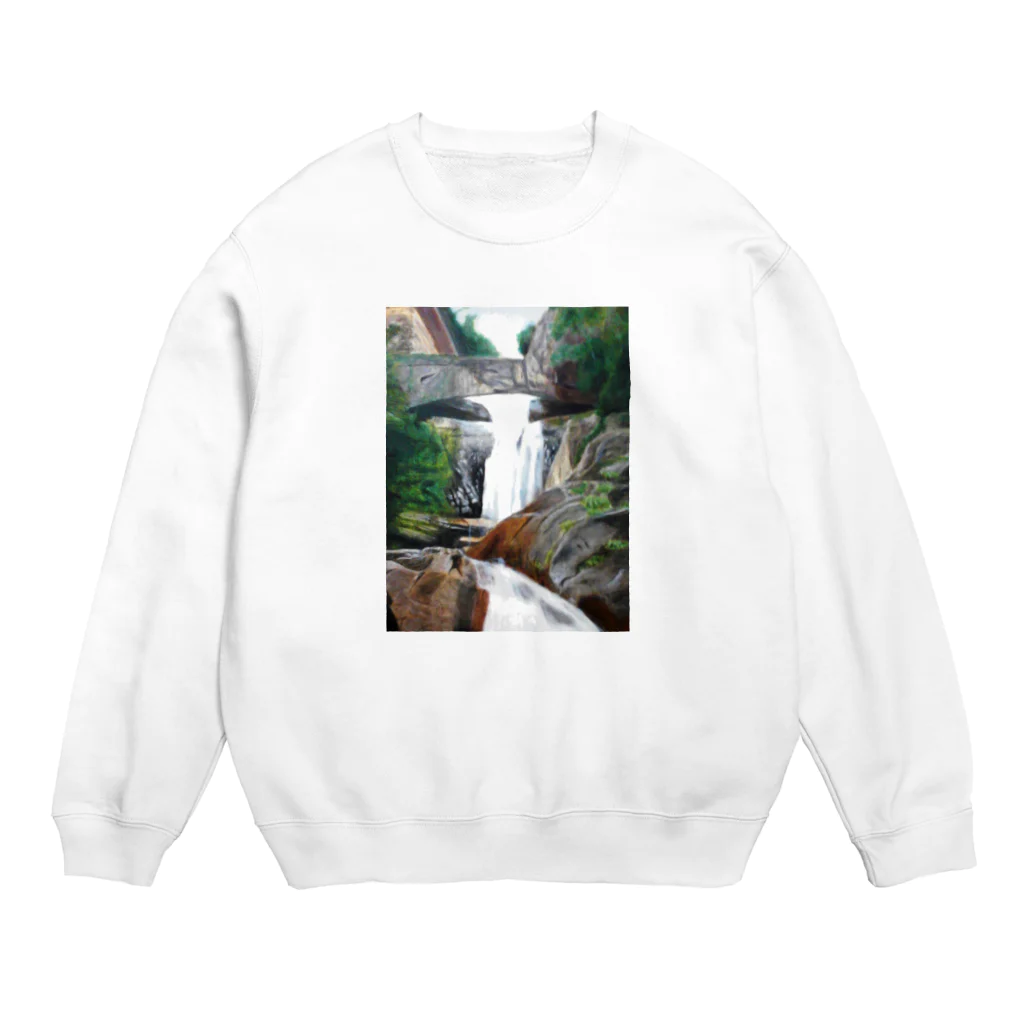 タコ夜勤@スタンプ制作致しますの密林の風景 Crew Neck Sweatshirt