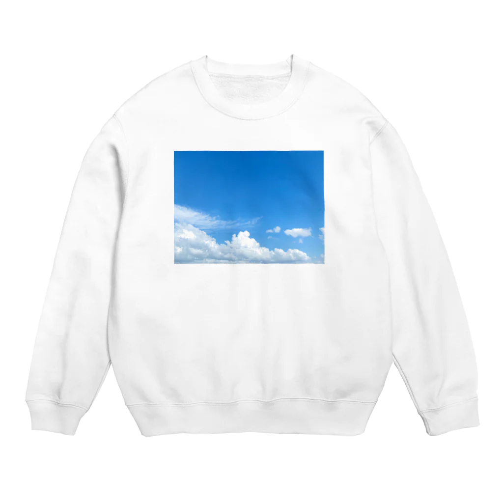 marugaodamonoの台風前よ Crew Neck Sweatshirt