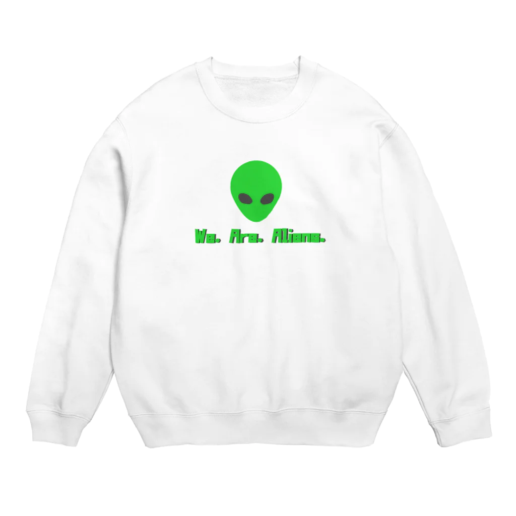 ROOM_7007のAlien圖 Crew Neck Sweatshirt