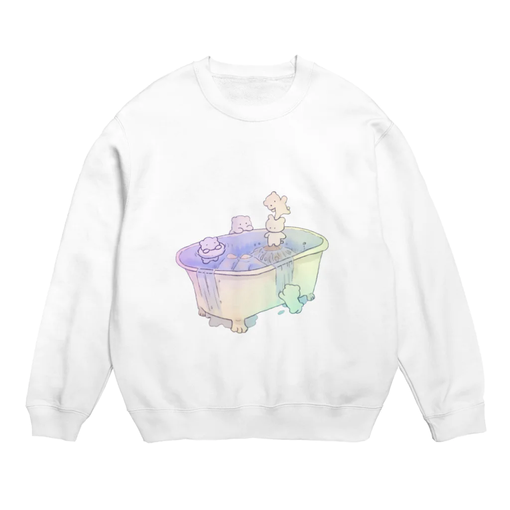 つのつきのお風呂で Crew Neck Sweatshirt