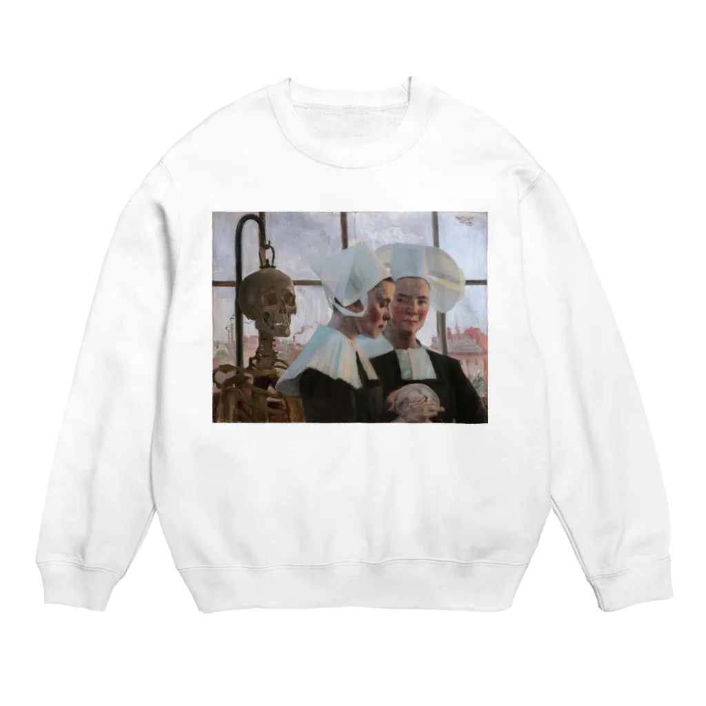 スズキエイミの Three Girls in the Hospital  Crew Neck Sweatshirt