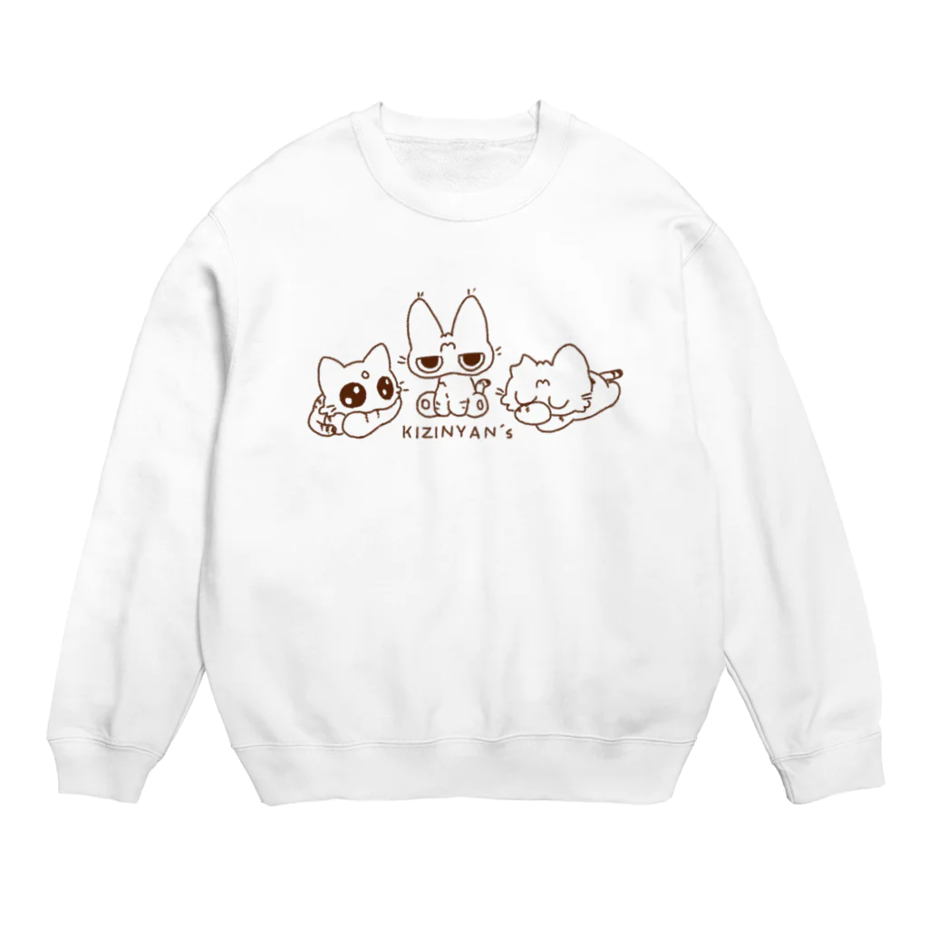 picoのまったりきじにゃんず Crew Neck Sweatshirt