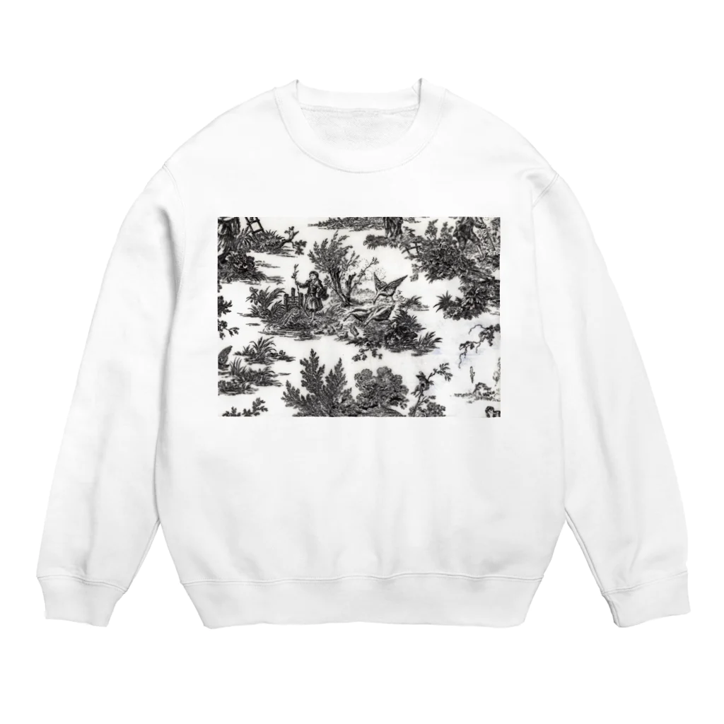 J. Jeffery Print Galleryのトワルドジュイ Toile de Jouy Crew Neck Sweatshirt