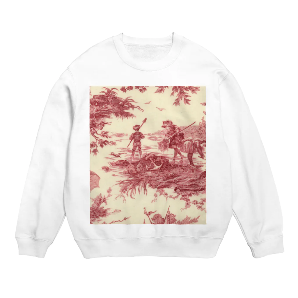 J. Jeffery Print Galleryのトワルドジュイ Toile de Jouy Crew Neck Sweatshirt