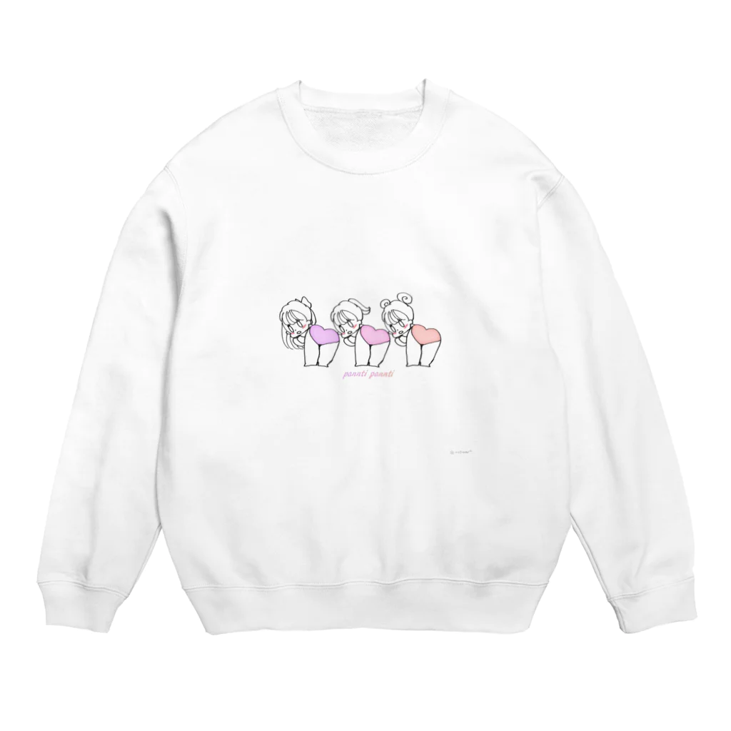 がやこのpanty panty Crew Neck Sweatshirt