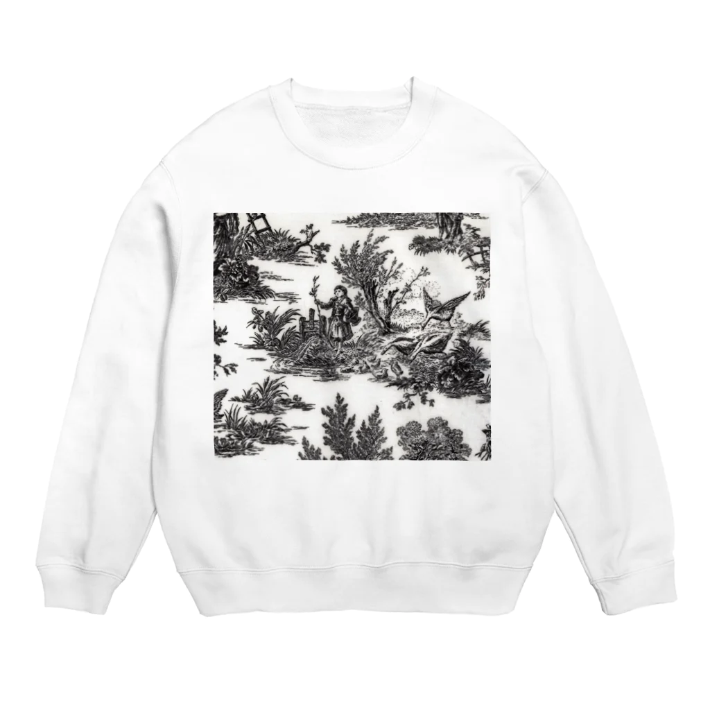 J. Jeffery Print Galleryのトワルドジュイ Toile de Jouy Crew Neck Sweatshirt