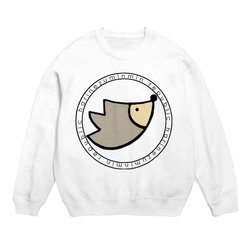 はりねずみんみん共和国のはりねずみんみん共和国 Crew Neck Sweatshirt