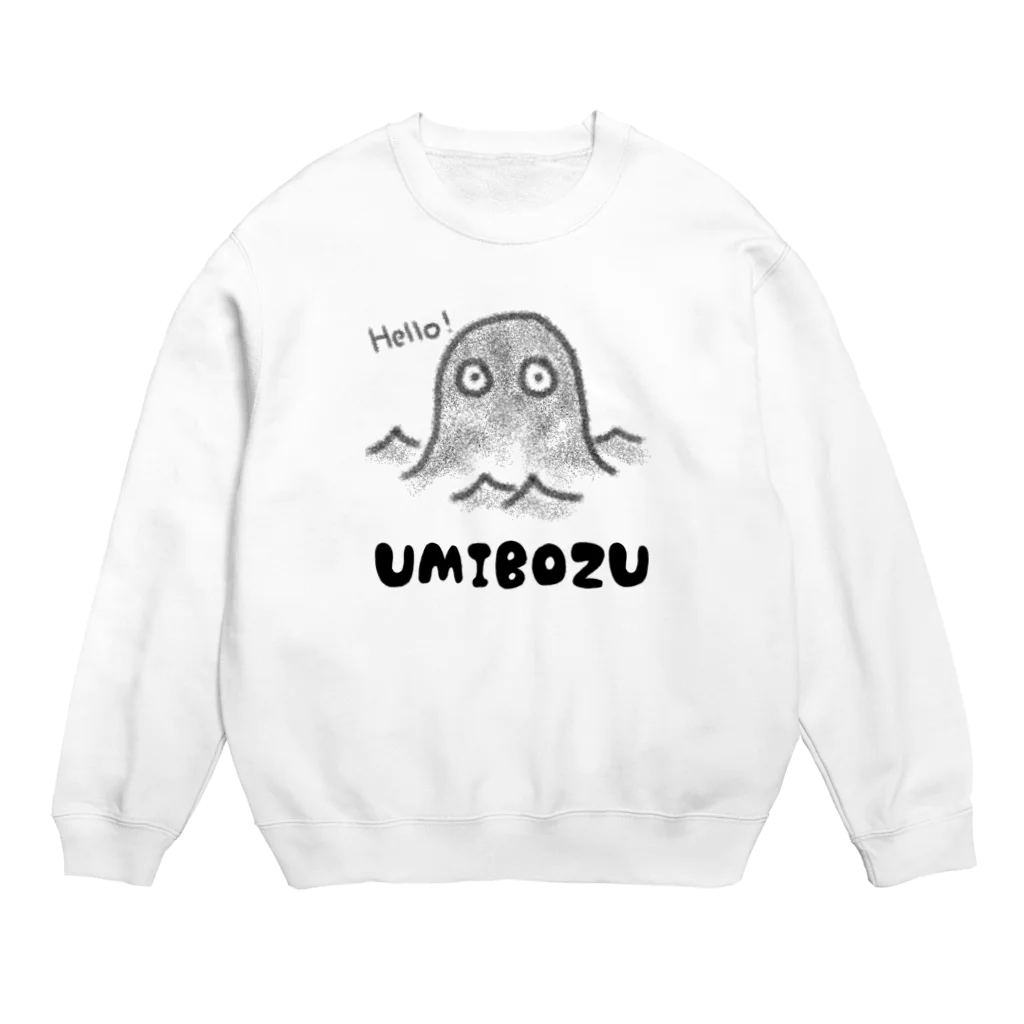 ハサムのゆるかわ海坊主 Crew Neck Sweatshirt